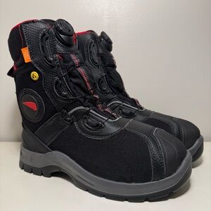 Red Wing Petroking Steel Toe Work Boot MI Italy 8” Men’s Size 8 Red Black NEW